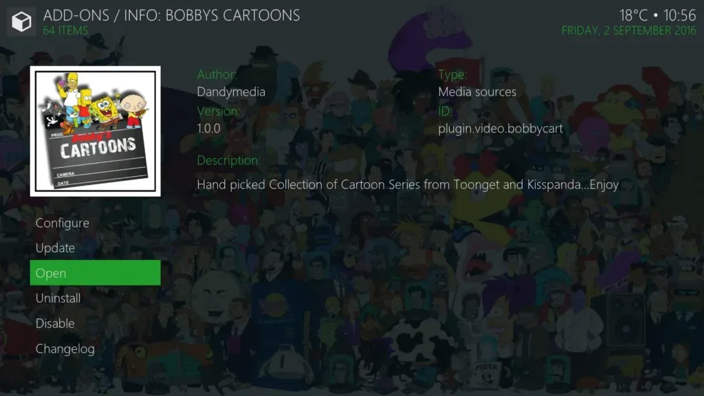 Kodi Bobby’s Cartoons