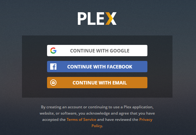 plex webtools cannot login