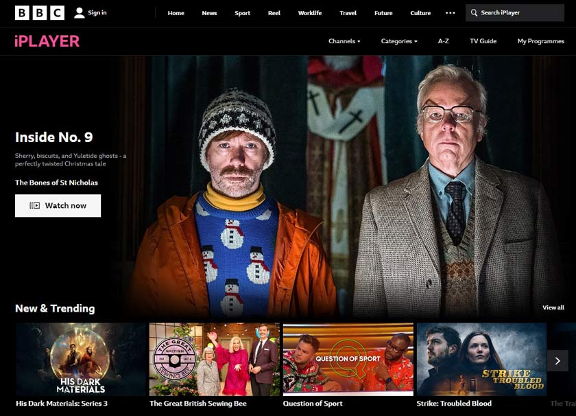 bbc iplayer online