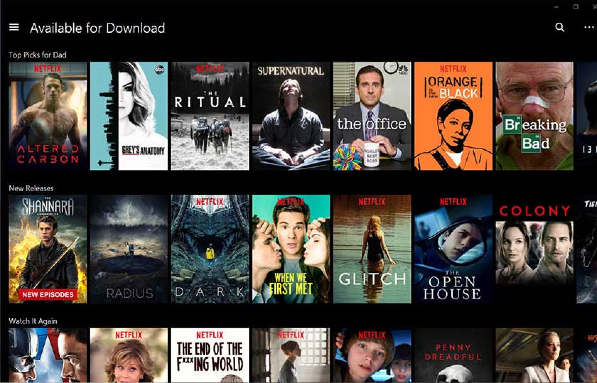 new shows to do shows to download on netflix