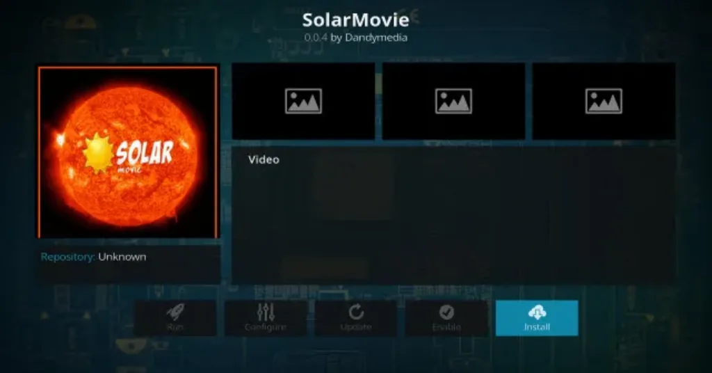 Kodi Solar Movie