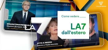 Come vedere La7 streaming estero 2025