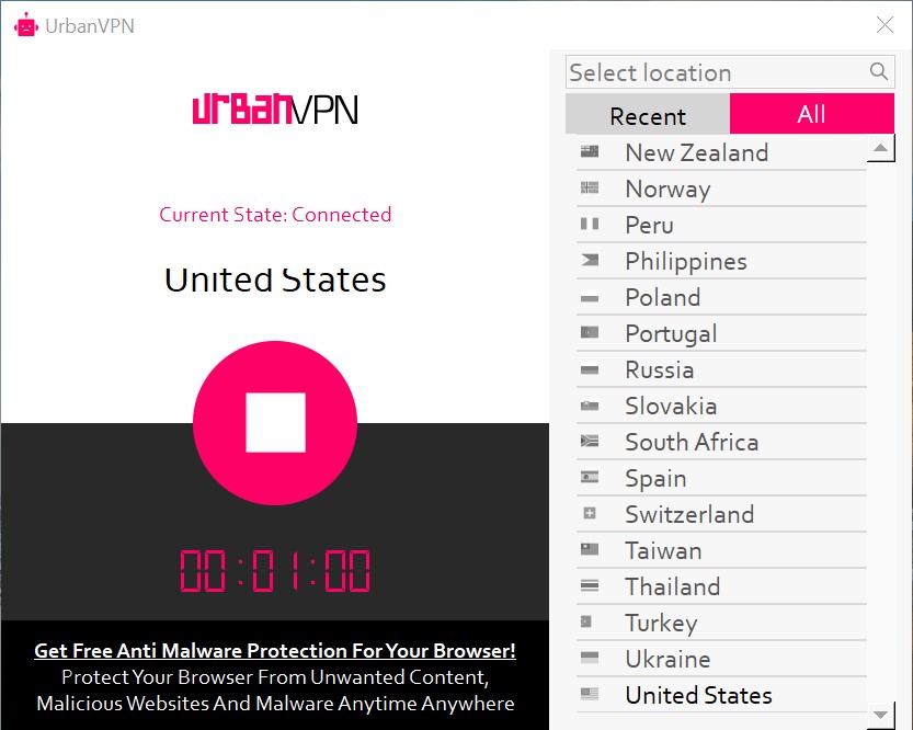 urvan vpn