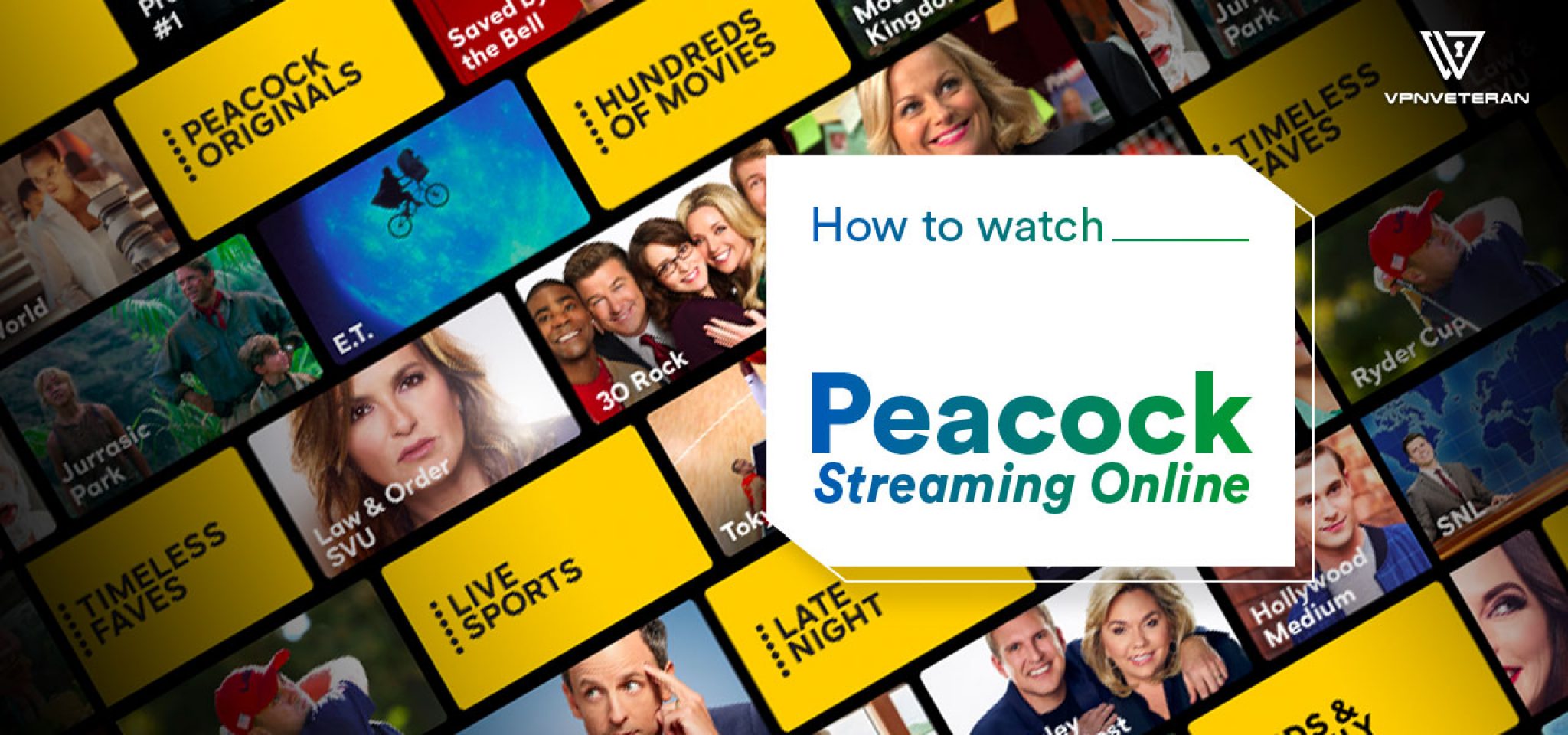 How to watch Peacock TV? (COMPLETE GUIDE 2023)| VPNveteran.com